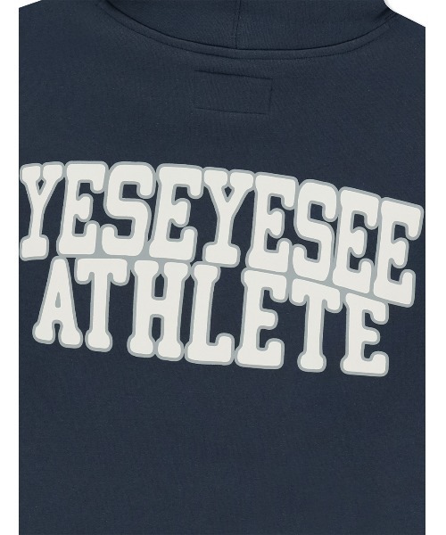 YESEYESEE（イエスアイシー）の「Y.E.S Athlete Logo Hoodie（パーカー・メンズ・オフホワイト/チャコール/ブルー系その他・L/M/S/XL）」の14枚目の写真