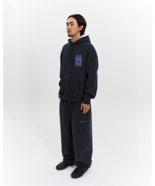 YESEYESEE（イエスアイシー）の「Y.E.S Athlete Logo Hoodie（パーカー・メンズ・オフホワイト/チャコール/ブルー系その他・L/M/S/XL）」の11枚目の写真
