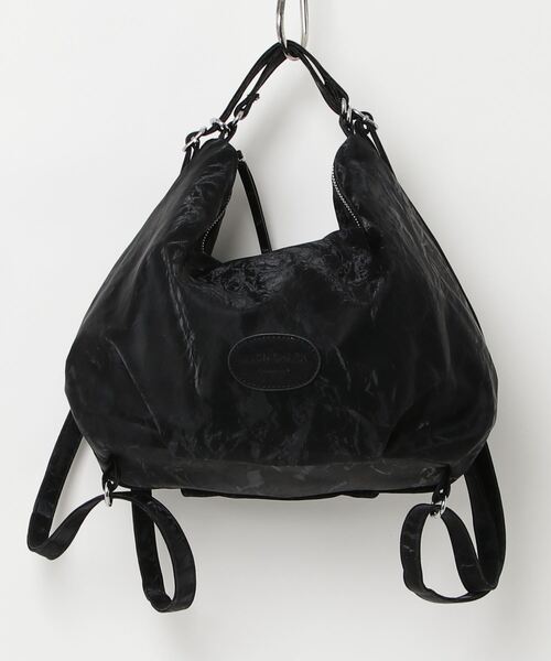 gossip！ロサンゼルス（ゴシップロサンゼルス）の「【Y2K】2WAYショルダーバッグ／リュック（A5収納可・チャームなし）（ショルダーバッグ・レディース・オフホワイト/シルバー/ブラック・FREE）」の5枚目の写真
