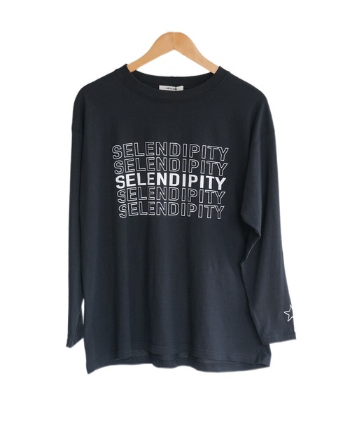mili an deni(ミリアンデニ)の「ステップロゴロンT(Tシャツ/カットソー・レディース・チャコールグレー/ブラック/オフホワイト・M/L)」の21枚目の写真