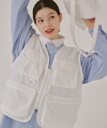 ブランド古着】「フィッシングベスト」に該当するホワイト/白色