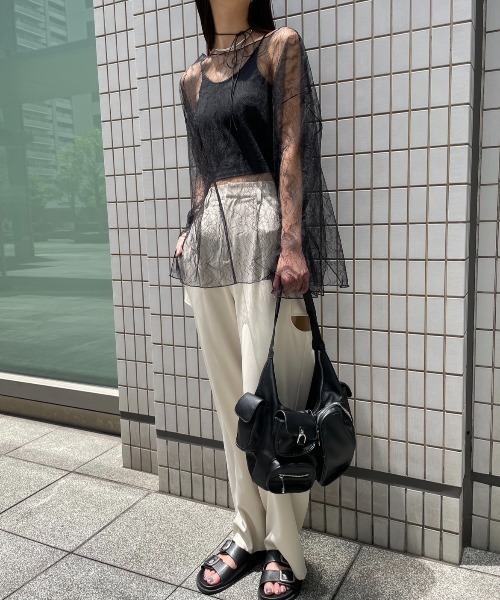 AIC.(エーアイシー)の「レースオーバーサイズトップス(その他トップス・レディース・オフホワイト/ブラック・FREE)」の18枚目の写真