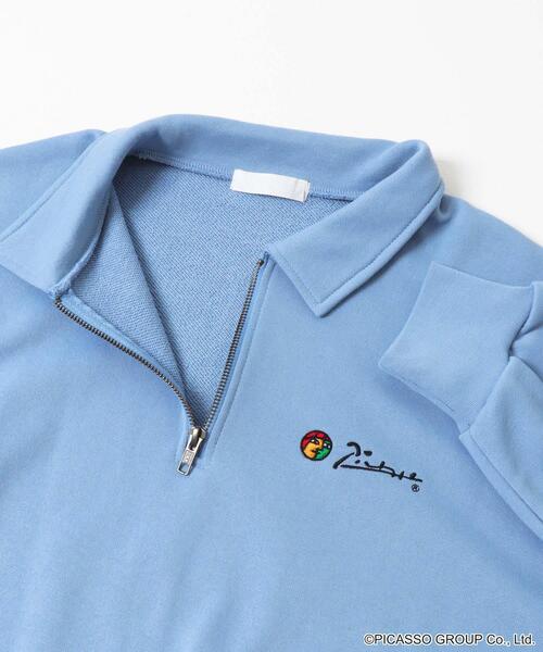 SENSE OF PLACE by URBAN RESEARCH（センスオブプレイスバイアーバンリサーチ）の「PICASSO ハーフジップスウェット（スウェット・メンズ・ライトブルー/ブラック/グレー・MEDIUM/LARGE）」の22枚目の写真