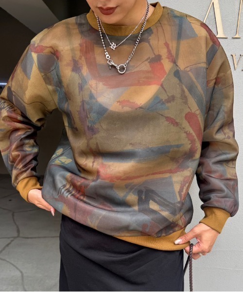 ameri vintage！アートロンT！ AARON NUANCE ART TOP（Tシャツ/カットソー）｜Ameri（アメリ