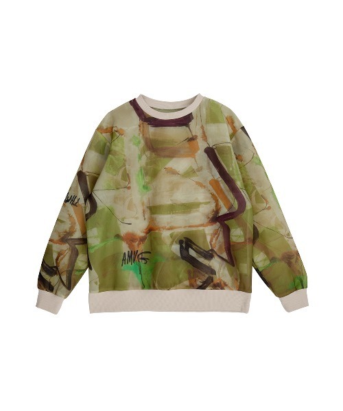 ameri vintage！アートロンT！ AM LOGO OVER LONG TEE