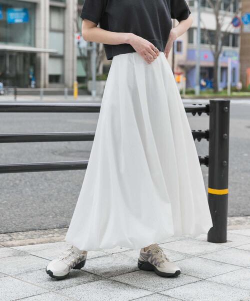 SENSE OF PLACE by URBAN RESEARCH（センスオブプレイスバイアーバンリサーチ）の「バルーンスカート（スカート・レディース・ベージュ/ブラック/オフホワイト・SMALL/MEDIUM）」の15枚目の写真