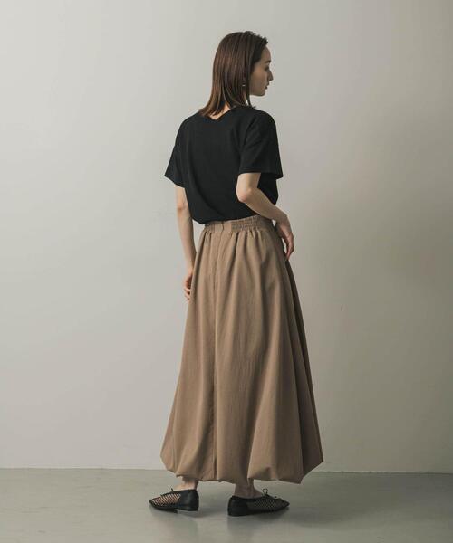 SENSE OF PLACE by URBAN RESEARCH（センスオブプレイスバイアーバンリサーチ）の「バルーンスカート（スカート・レディース・ベージュ/ブラック/オフホワイト・SMALL/MEDIUM）」の22枚目の写真