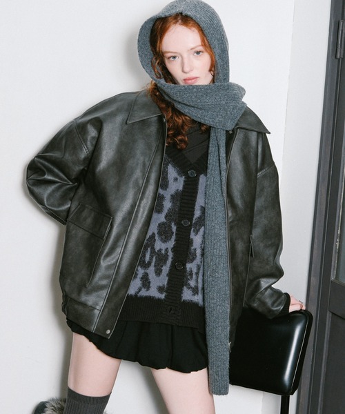 レザージャケット ダブルポケット セール】3.3 Field Trip／ダブルポケットレザージャケット