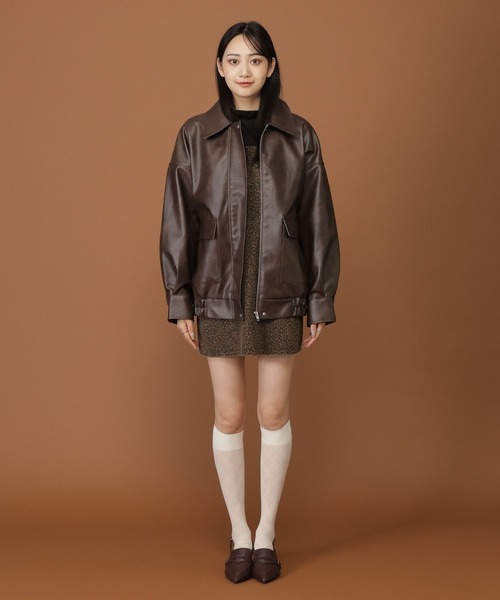 レザージャケット ダブルポケット セール】3.3 Field Trip／ダブルポケットレザージャケット