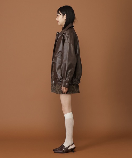 3.3 Field Trip／ダブルポケットレザージャケット（ライダース