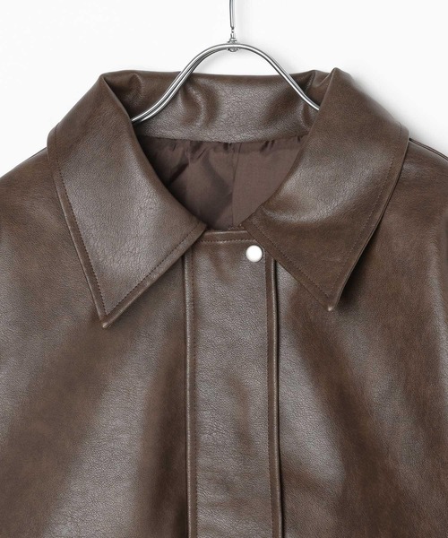 3.3 Field Trip／ダブルポケットレザージャケット（ライダース