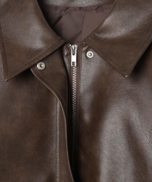 セール】3.3 Field Trip／ダブルポケットレザージャケット