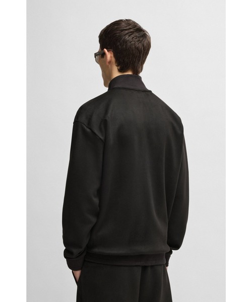 【美品/実寸M～L相当】ヒューゴボス スタンドカラー ジャケット ブルゾン 美品/実寸M～L相当】ヒューゴボス スタンドカラー ジャケット ブルゾン