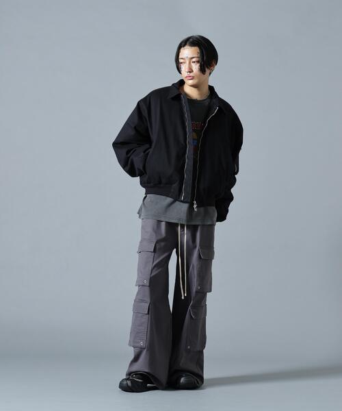 DANKE SCHON(ダンケシェーン)の「【WEB&DEPOT限定】DankeSchon/ダンケシェーン/ST TWILL FLARE CARGO PANTS(カーゴパンツ・メンズ・ブラック/チャコールグレー・XL/M/S/L)」の16枚目の写真
