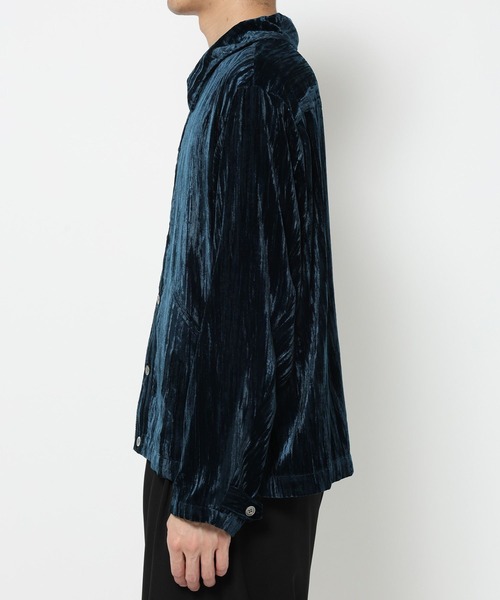 HARE（ハレ）の「シェードベロアシャツブルゾン(HARE)（シャツ
