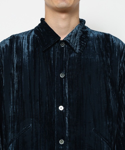 HARE（ハレ）の「シェードベロアシャツブルゾン(HARE)（シャツ