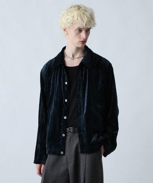 セール】シェードベロアシャツブルゾン(HARE)（シャツ/ブラウス