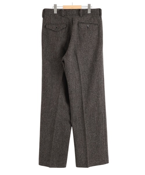 PORT BY ARK（ポートバイアーク）の「PORT BY ARK / ポートバイアーク：British Tweed Trousers：PO18-PT02[COR]（スラックス・メンズ・ブラウン・1/2）」の5枚目の写真