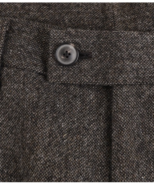 PORT BY ARK（ポートバイアーク）の「PORT BY ARK / ポートバイアーク：British Tweed Trousers：PO18-PT02[COR]（スラックス・メンズ・ブラウン・1/2）」の6枚目の写真
