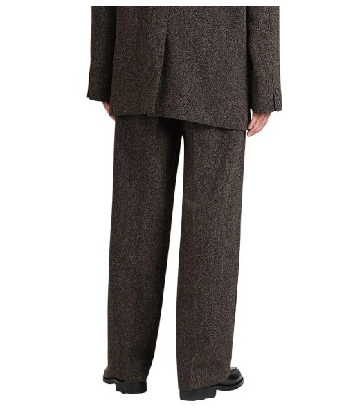 PORT BY ARK（ポートバイアーク）の「PORT BY ARK / ポートバイアーク：British Tweed Trousers：PO18-PT02[COR]（スラックス・メンズ・ブラウン・1/2）」の12枚目の写真