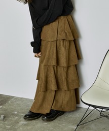 AO2（アオズ）の「フェイクスエードティアードロングスカート（スカート）」