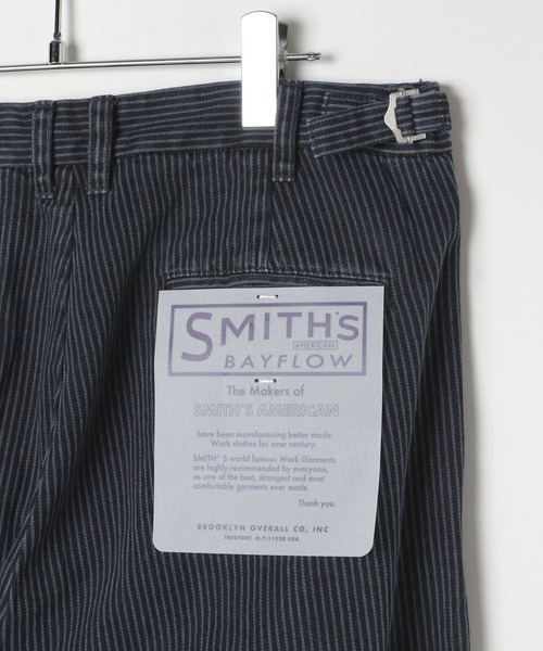SMITH'S（スミス）の「【SMITH'S×BAYFLOW】別注ヒッコリーパンツ（その他パンツ・メンズ・ネイビー・MEDIUM/LARGE）」の6枚目の写真