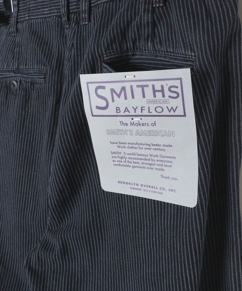 SMITH'S（スミス）の「【SMITH'S×BAYFLOW】別注ヒッコリーパンツ（その他パンツ・メンズ・ネイビー・MEDIUM/LARGE）」の10枚目の写真