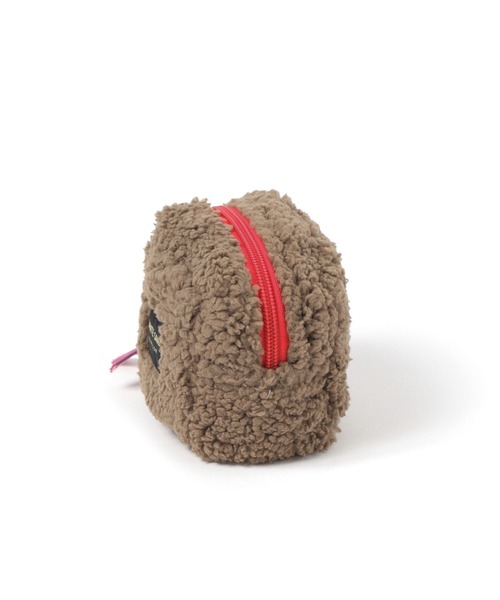 BAYFLOW（ベイフロー）の「【ASANTE SANA】ボアポーチ（ポーチ・レディース・グレー/ブラウン・0）」の3枚目の写真