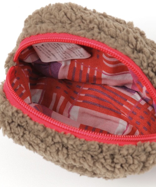 BAYFLOW（ベイフロー）の「【ASANTE SANA】ボアポーチ（ポーチ・レディース・グレー/ブラウン・0）」の5枚目の写真