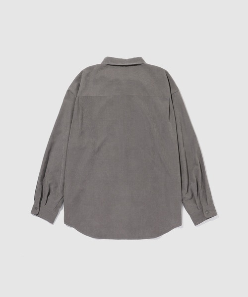 URBAN COLLECTION(アーバンコレクション)の「URBAN COLLECTION ピーチタッチルーズシャツ【微起毛】(シャツ/ブラウス・メンズ・グレー/ブラウン/グレイッシュベージュ/ブラック・XL/L/M/S)」の5枚目の写真