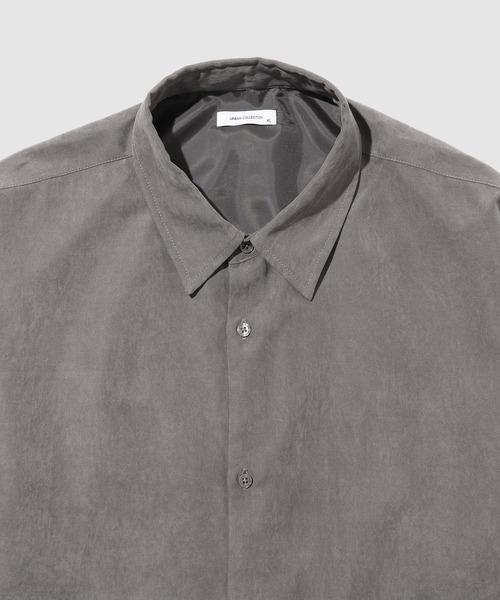 URBAN COLLECTION(アーバンコレクション)の「URBAN COLLECTION ピーチタッチルーズシャツ【微起毛】(シャツ/ブラウス・メンズ・グレー/ブラウン/グレイッシュベージュ/ブラック・XL/L/M/S)」の6枚目の写真