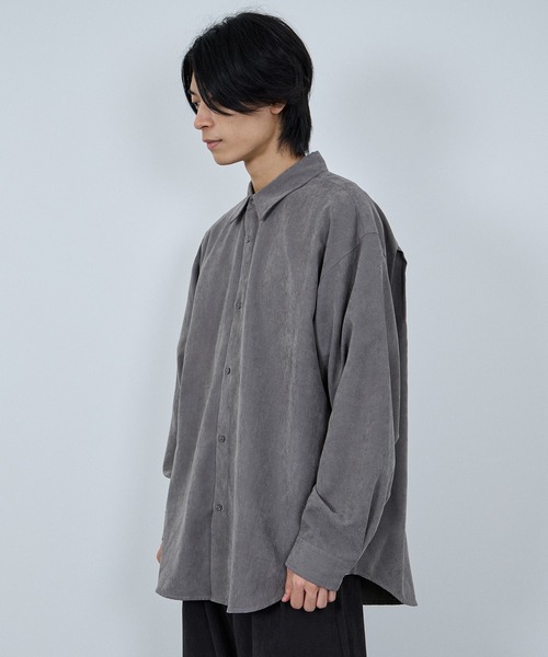 URBAN COLLECTION(アーバンコレクション)の「URBAN COLLECTION ピーチタッチルーズシャツ【微起毛】(シャツ/ブラウス・メンズ・グレー/ブラウン/グレイッシュベージュ/ブラック・XL/L/M/S)」の16枚目の写真