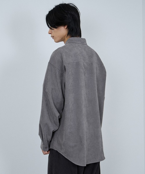 URBAN COLLECTION(アーバンコレクション)の「URBAN COLLECTION ピーチタッチルーズシャツ【微起毛】(シャツ/ブラウス・メンズ・グレー/ブラウン/グレイッシュベージュ/ブラック・XL/L/M/S)」の18枚目の写真