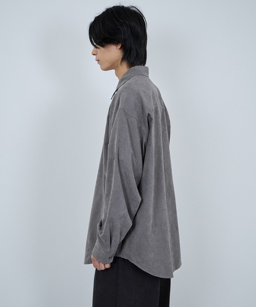 URBAN COLLECTION(アーバンコレクション)の「URBAN COLLECTION ピーチタッチルーズシャツ【微起毛】(シャツ/ブラウス・メンズ・グレー/ブラウン/グレイッシュベージュ/ブラック・XL/L/M/S)」の17枚目の写真