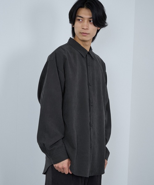 URBAN COLLECTION(アーバンコレクション)の「URBAN COLLECTION ピーチタッチルーズシャツ【微起毛】(シャツ/ブラウス・メンズ・グレー/ブラウン/グレイッシュベージュ/ブラック・XL/L/M/S)」の20枚目の写真