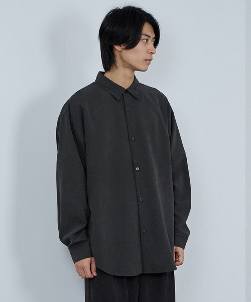 URBAN COLLECTION(アーバンコレクション)の「URBAN COLLECTION ピーチタッチルーズシャツ【微起毛】(シャツ/ブラウス・メンズ・グレー/ブラウン/グレイッシュベージュ/ブラック・XL/L/M/S)」の21枚目の写真