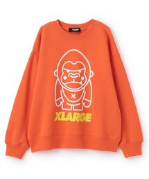 XLARGE KIDS | ファニーゴリラアウトライントレーナー(スウェット)
