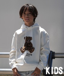 adamsJUGGLER | レオパード/F ベアーフーディーキッズ(パーカー)