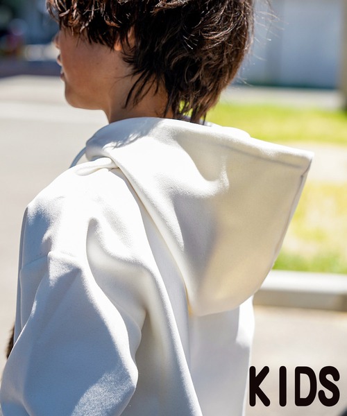 adamsJUGGLER（アダムスジャグラー）の「レオパード/F ベアーフーディーキッズ（パーカー・キッズ・ホワイト/ブラック・100/110/120/130/150）」の17枚目の写真