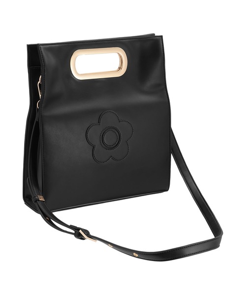 MARY QUANT（マリークワント）の「メタルクリテ 2WAYショルダー（ショルダーバッグ・レディース・ブラック/アイボリー/モスグリーン・FREE）」の11枚目の写真