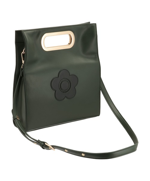 MARY QUANT（マリークワント）の「メタルクリテ 2WAYショルダー（ショルダーバッグ・レディース・ブラック/アイボリー/モスグリーン・FREE）」の17枚目の写真