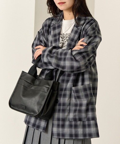 セール】【SETUP7】見やすく収納サイドポケットトート SNBD（トート