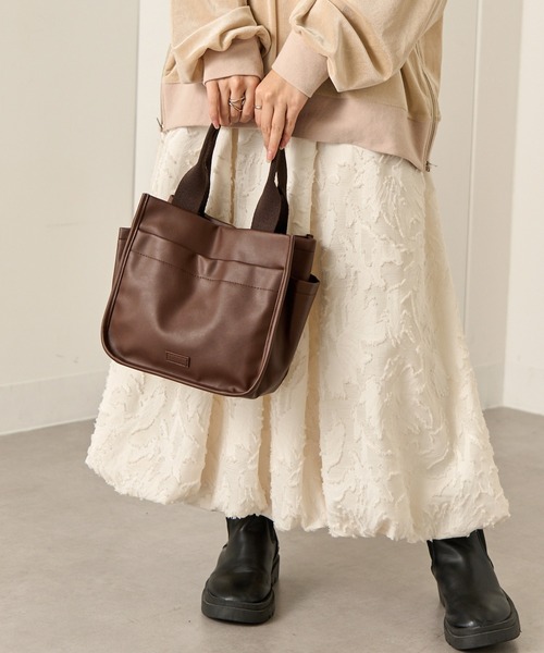 セール】【SETUP7】見やすく収納サイドポケットトート SNBD（トート