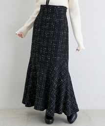 MAJESTIC LEGON | ツイードマーメイドロングスカート(スカート)