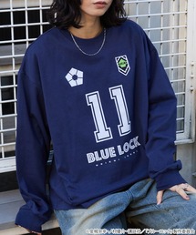 【ブルーロック】別注 グラフィティ/ナンバリング アソート 刺繍 ロングスリーブ Tシャツ