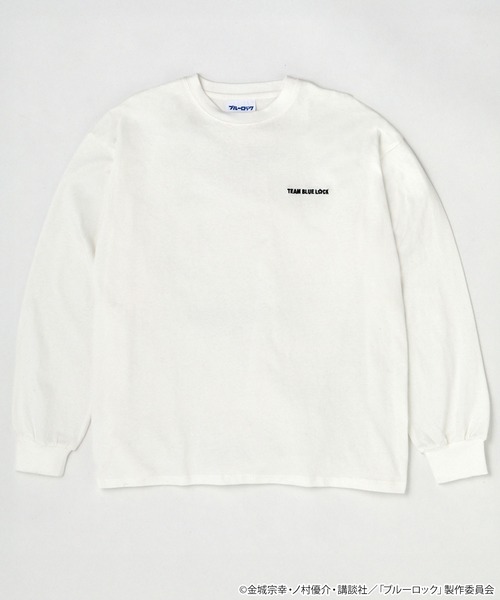 MONO-MART(モノマート)の「【ブルーロック】別注 グラフィティ/ナンバリング アソート 刺繍 ロングスリーブ Tシャツ(Tシャツ/カットソー・レディース・ブラック系/ホワイト系/ブラック系2/ネイビー系/ホワイト系2・M/L)」の17枚目の写真