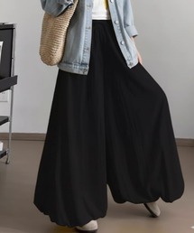 裾バルーンパンツ