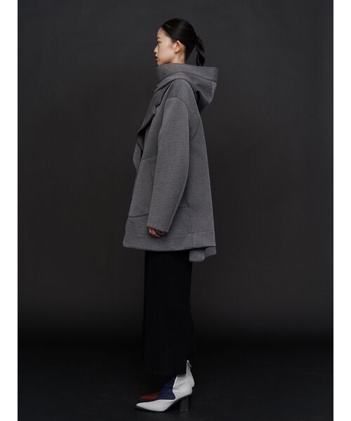 【UN3D.】フードレイヤードミドルコート HOOD LAYERED MDL CT / フードレイヤードミドルコート（その他アウター