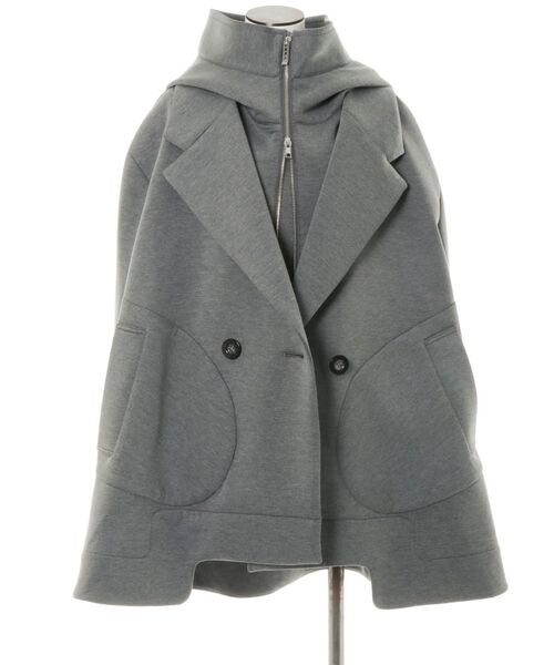 【UN3D.】フードレイヤードミドルコート HOOD LAYERED MDL CT / フードレイヤードミドルコート（その他アウター