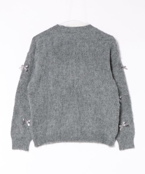 PHILLY(フィリー)の「モヘアタッチミニリボンニットカーディガン(カーディガン/ボレロ・レディース・アイボリー/グレー・FREE)」の16枚目の写真